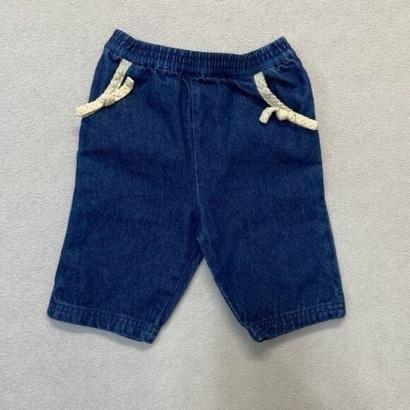 Dark Wash Denim Bermuda Shorts Size 12 Months - Picture 5 of 6